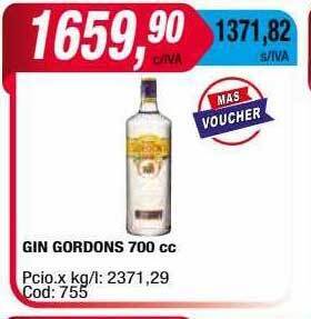 Maxiconsumo Gin gordons oferta
