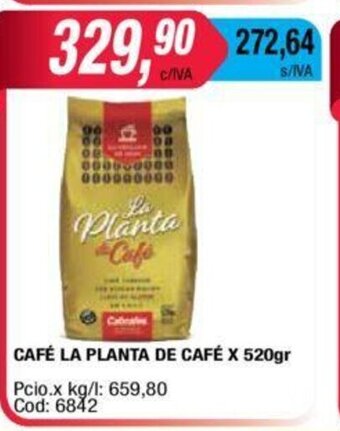 Maxiconsumo Café La Planta De Café x 520gr oferta