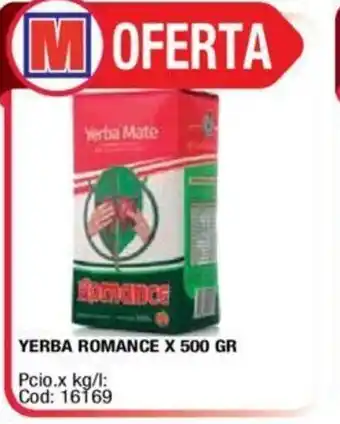 Maxiconsumo Yerba Romance x 500kg oferta