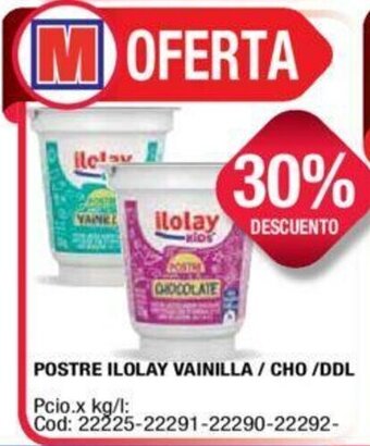 Maxiconsumo Postre Ilolay Vainilla Cho/DDL oferta
