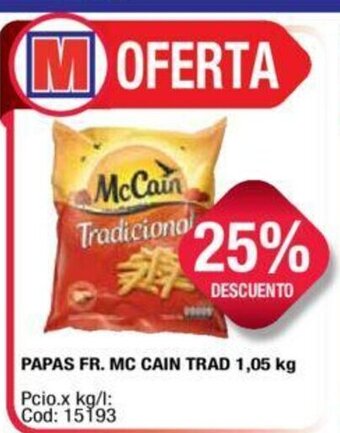 Maxiconsumo Papas Fr. Mc Cain Trad 1,05kg oferta