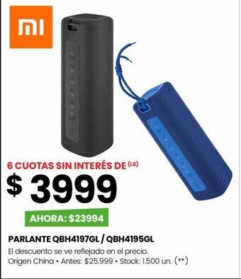 Changomas Parlante qbh4197gl / qbh4195gl oferta