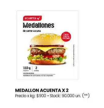 Changomas Medallon acuenta x 2 oferta