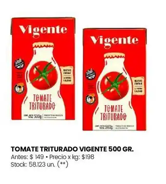 Changomas Tomate triturado vigente 500 gr. oferta