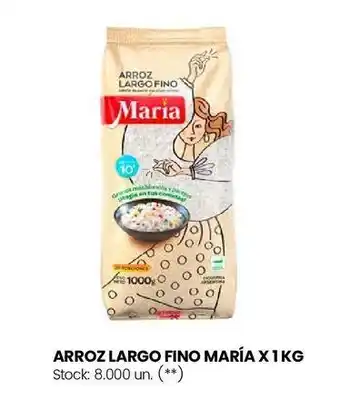 Changomas Arroz largo fino maría x 1 kg oferta