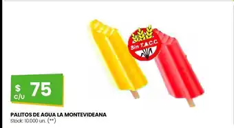Changomas Palitos de agua la montevideana oferta