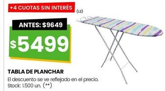 Tabla de planchar