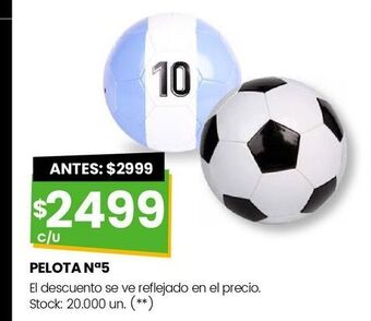 Changomas Pelota nª5 oferta