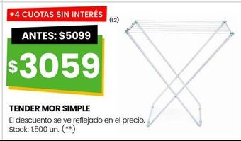 Changomas Tender mor simple oferta