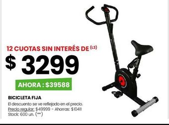 Changomas Bicicleta fija oferta