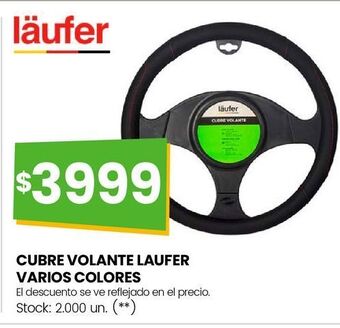 Changomas Cubre volante laufer varios colores oferta