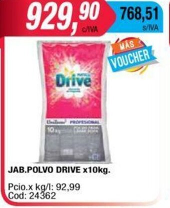 Maxiconsumo Jab. Polvo Drive x 10kg oferta