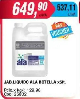 Maxiconsumo Ala Jab Liquido Botella x 5lt oferta