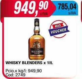 Maxiconsumo Whisky blenders oferta