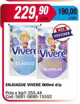 Maxiconsumo Enjuague vivere oferta