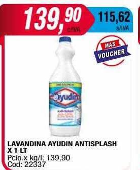 Maxiconsumo Lavandina ayudin antisplash oferta
