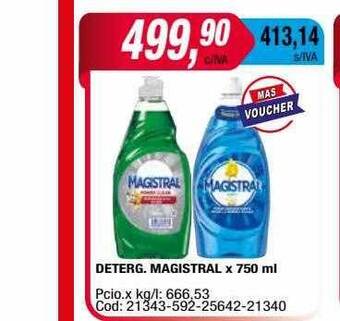 Maxiconsumo Deterg magistral oferta