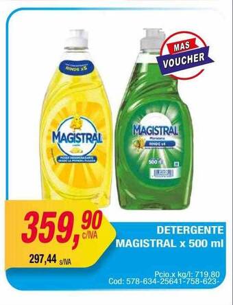Maxiconsumo Detergente magistral oferta