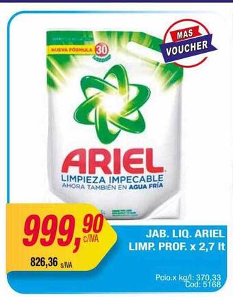 Maxiconsumo Jab liq ariel limp prof oferta