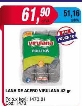 Maxiconsumo Lana de acero virulana oferta