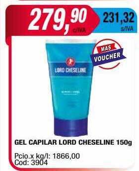 Maxiconsumo Gel capilar lord cheseline oferta