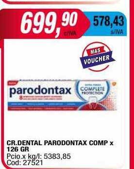Maxiconsumo Cr dental parodontax comp oferta