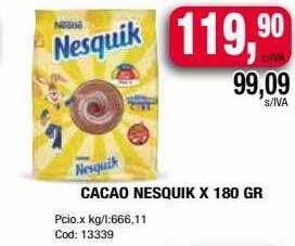Maxiconsumo Cacao nesquik oferta