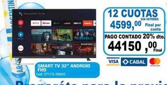 Maxiconsumo Smart tv 32 oferta