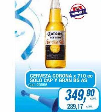 Maxiconsumo Cerveza corona oferta