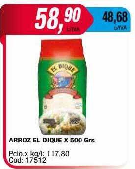 Maxiconsumo Arroz el dique oferta