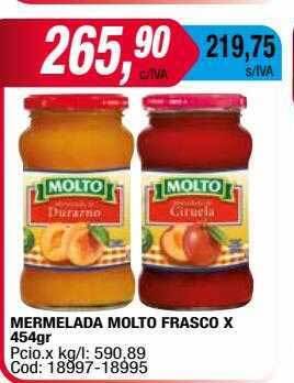 Maxiconsumo Mermelada molto frasco oferta