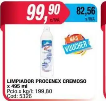 Maxiconsumo Limpiador Procenex Cremoso x 495ml oferta