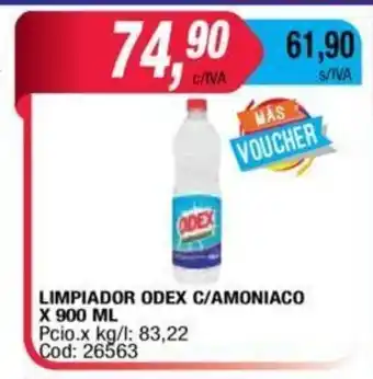 Maxiconsumo Odex Limpiador C/Amoniaco x 900ml oferta