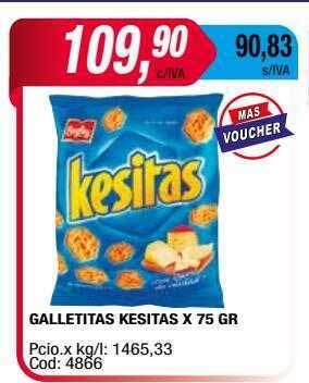 Maxiconsumo Galletitas kesitas oferta