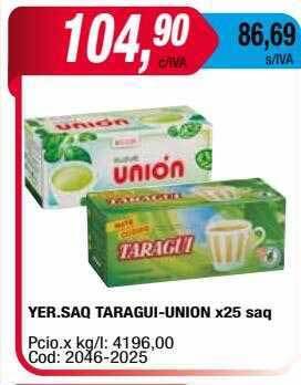 Maxiconsumo Yer saq taragui-union oferta