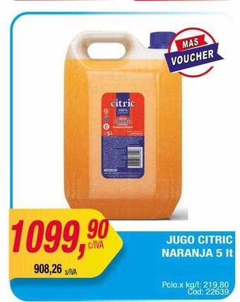 Maxiconsumo Jugo citric naranja oferta