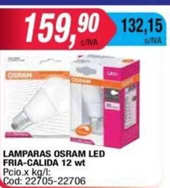 Maxiconsumo Osram Lamparas Led Fria-Calida 12 wt oferta