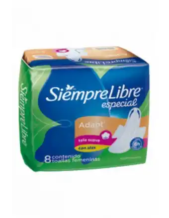 Siempre libre especial con alas toallitas x 8