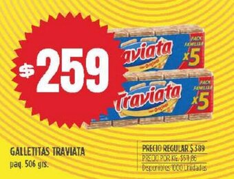 Supermercados Vea Galletitas Traviata oferta