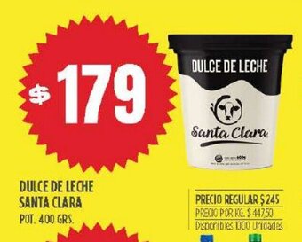 Supermercados Vea Dulce de Leche Santa Clara oferta