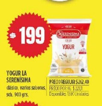 Supermercados Vea Yogur La Serenísima oferta