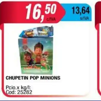 Maxiconsumo Chupetin Pop Minions oferta