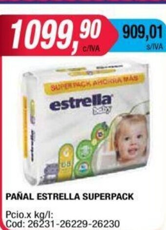 Maxiconsumo Estrella Pañal Superpack oferta