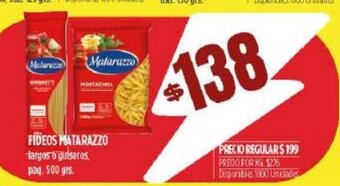 Supermercados Vea Fideos Matarazzo oferta