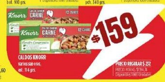 Supermercados Vea Caldos Knorr oferta