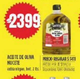 Supermercados Vea Aceite de Oliva Nucete oferta