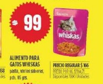 Supermercados Vea Alimento Para gatos Whiskas oferta