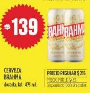 Cerveza Brahma