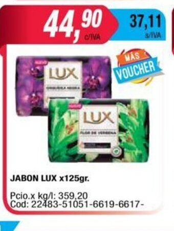 Maxiconsumo Lux Jabon x 125gr oferta