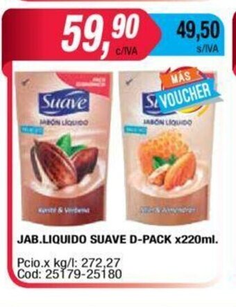 Maxiconsumo Suave Jab.Liquido D-Pack x 220ml oferta